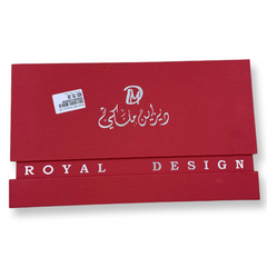 شماغ احمر ديزاين ملكي